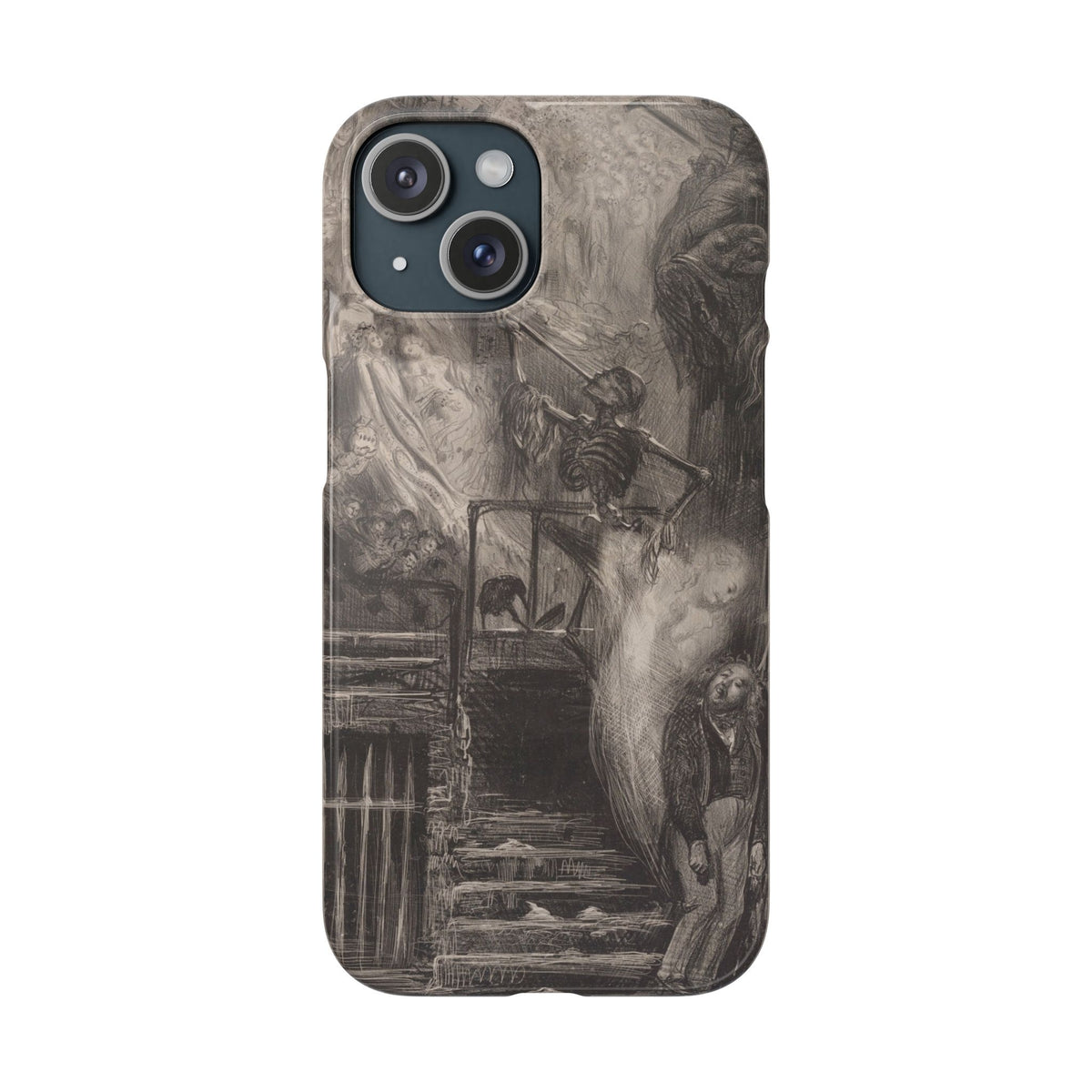 La Rue de la Vieille Lanterne by Gustave Doré - iPhone Slim Case