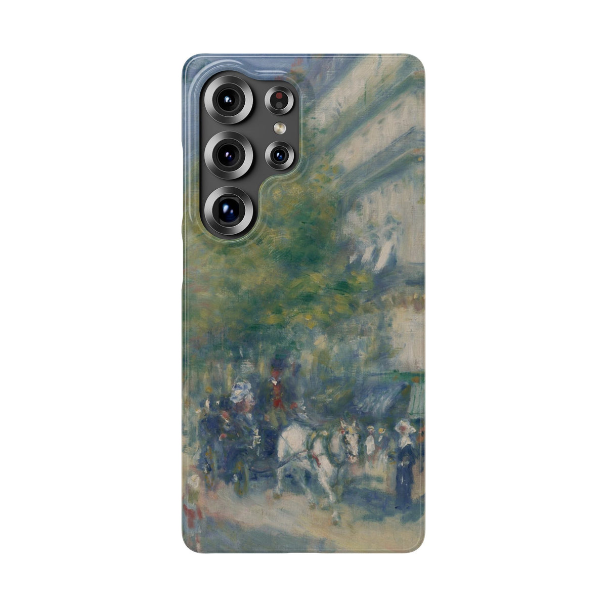 The Grands Boulevards by Pierre Auguste Renoir - Samsung Slim Case