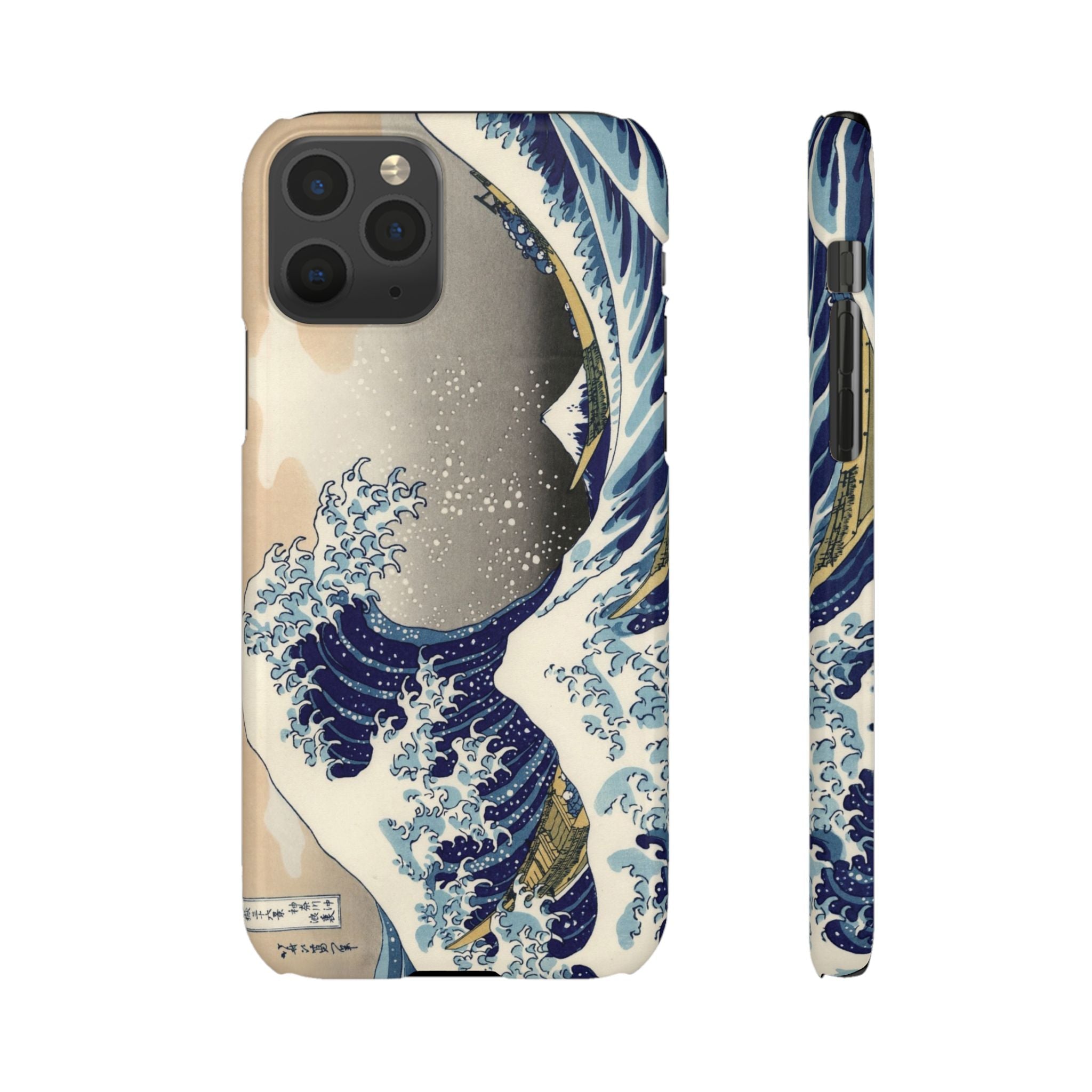 The Great Wave off Kanagawa by Hokusai - iPhone Slim Case