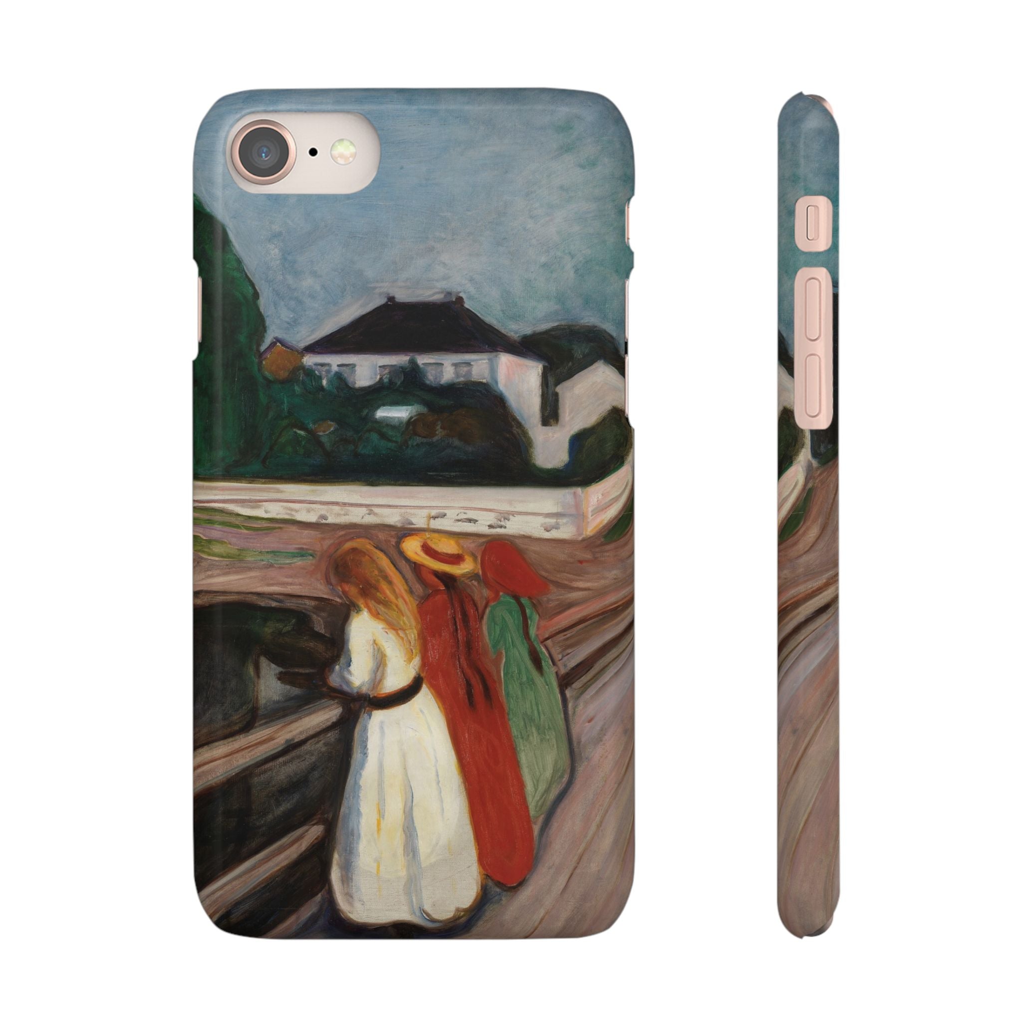 The Girls on the Bridge by Edvard Munch - iPhone Slim Case