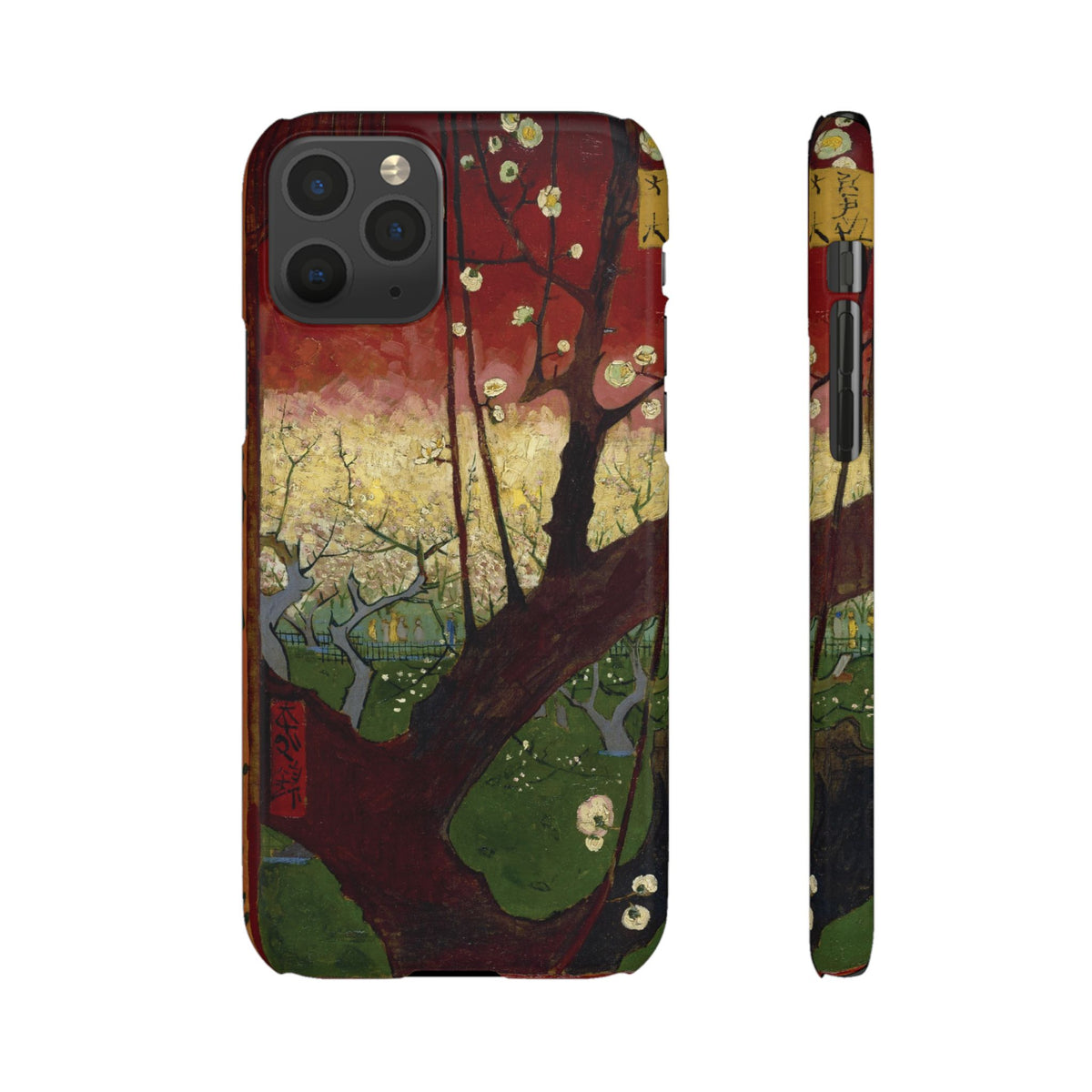 Flowering Plum Tree after Hiroshige by Vincent van Gogh - iPhone Slim Case