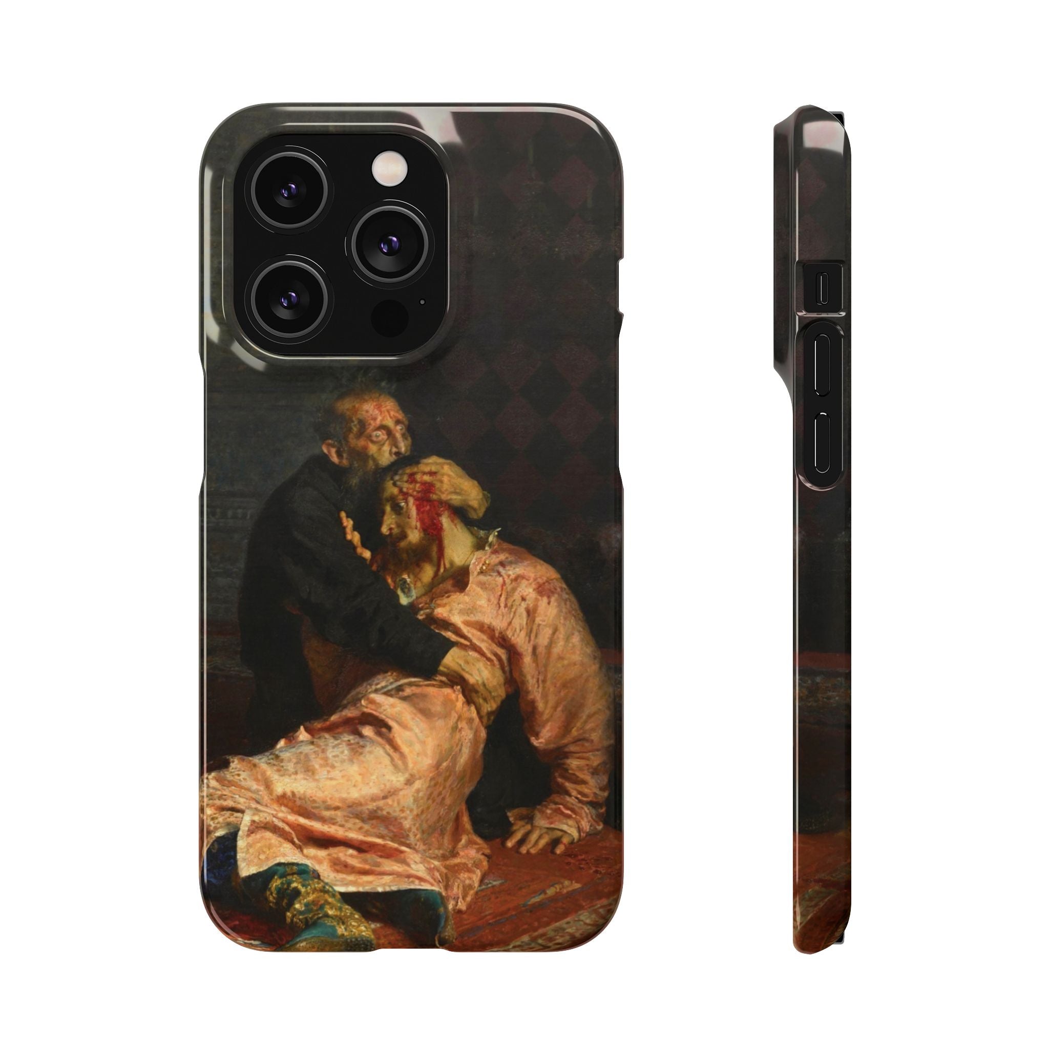 Ivan the Terrible and His Son by Ilya Repin - iPhone Slim Case