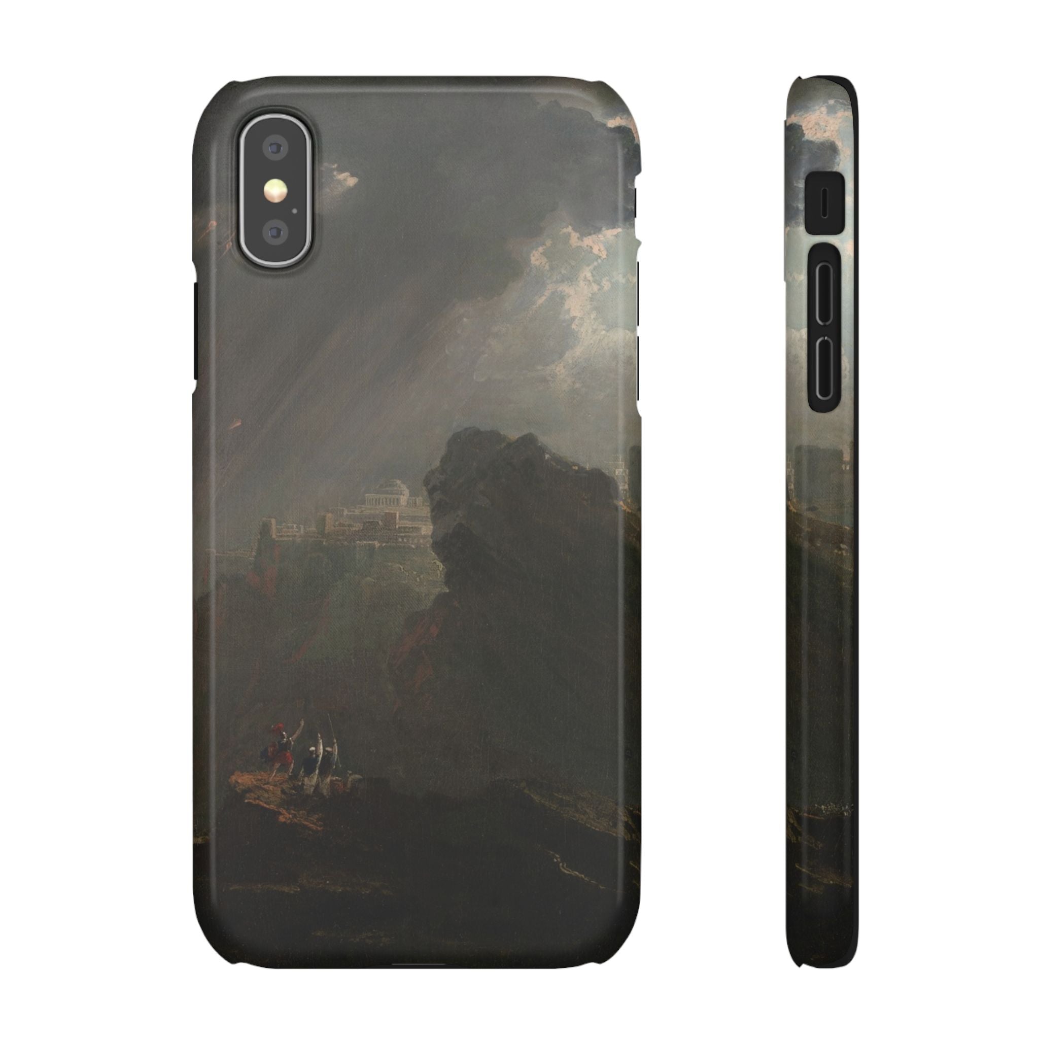Joshua Commanding the Sun to Stand Still by John Martin - iPhone Slim Case