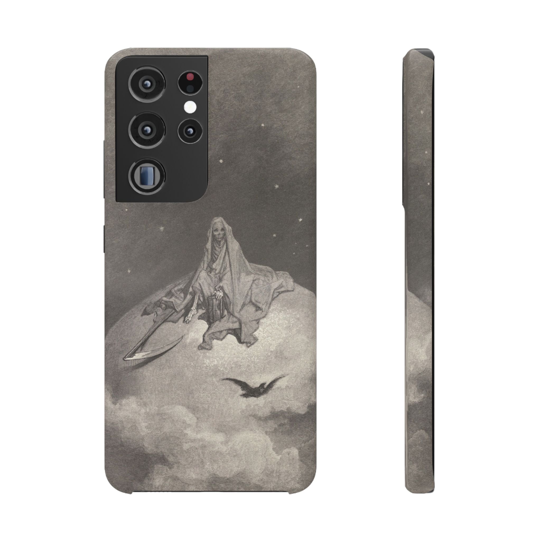 Doubting, dreaming dreams no mortal ever dared to dream before by Gustave Doré - Samsung Slim Case