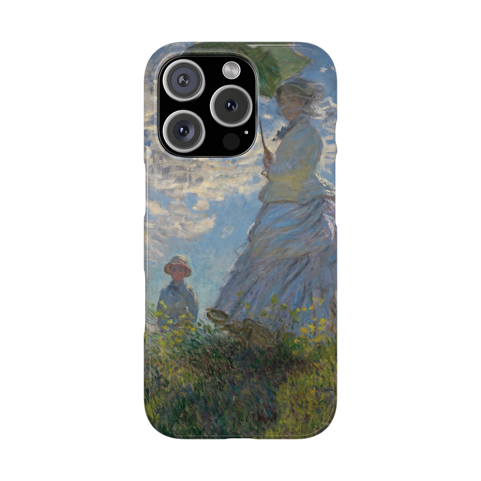 Madame Monet and Her Son by Claude Monet - iPhone Slim Case