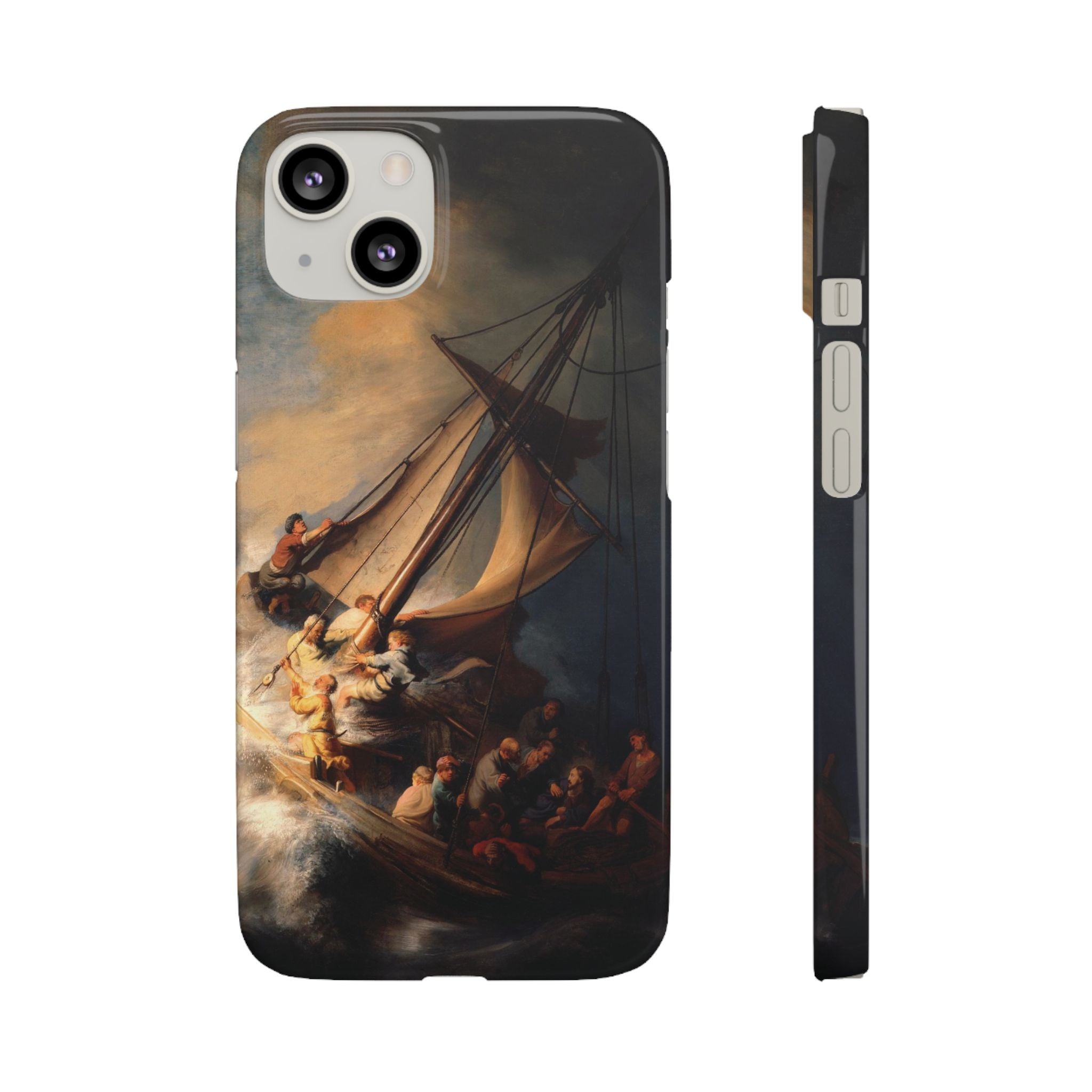 The Storm on the Sea of Galilee by Rembrandt - iPhone Slim Case