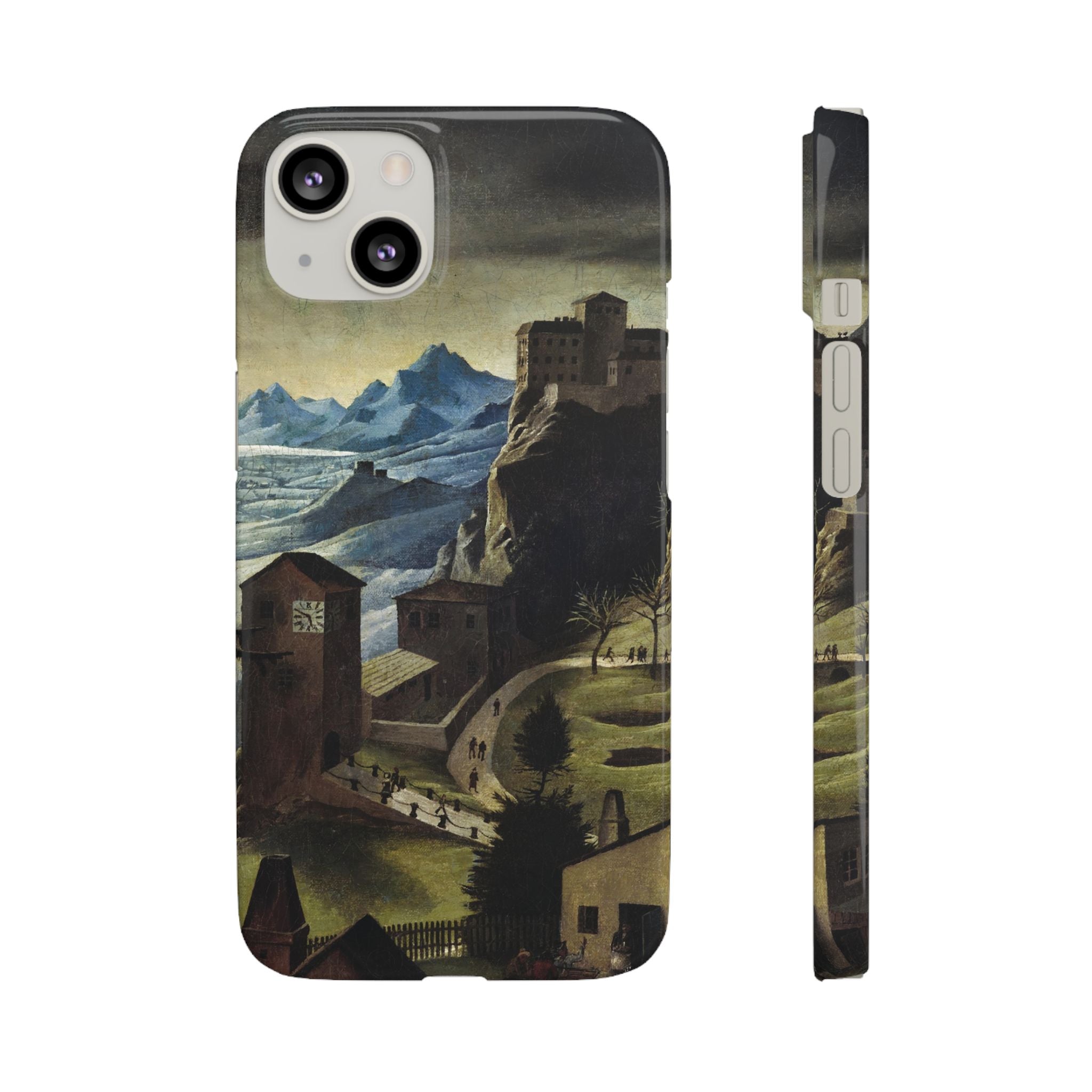 Landschaft mit Burg by Franz Sedlacek - iPhone Slim Case
