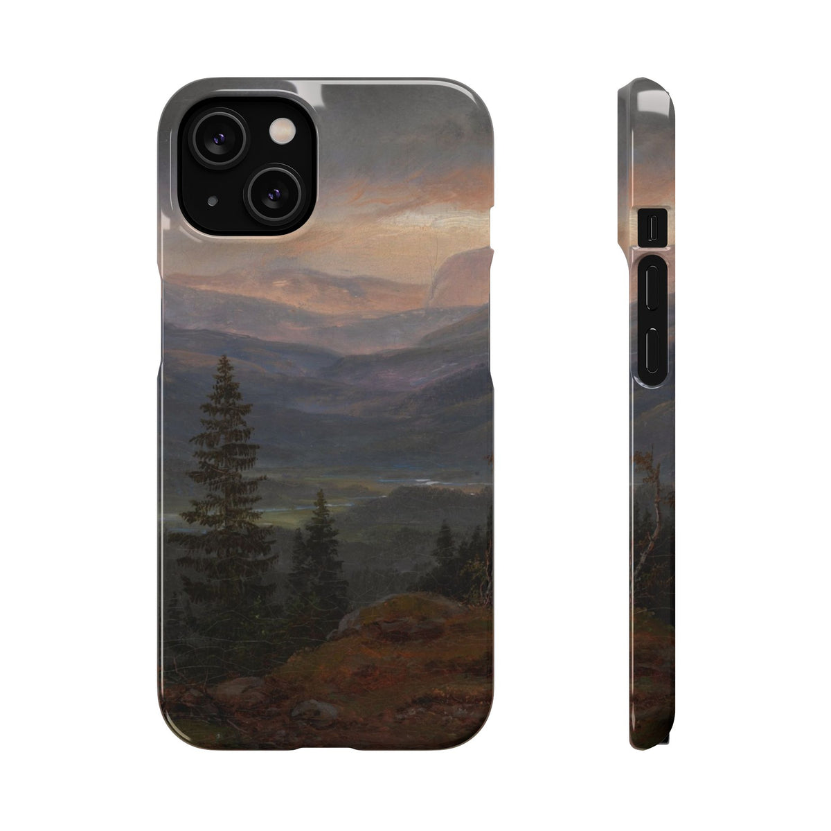 View over Hallingdal by Johan Dahl - iPhone Slim Case