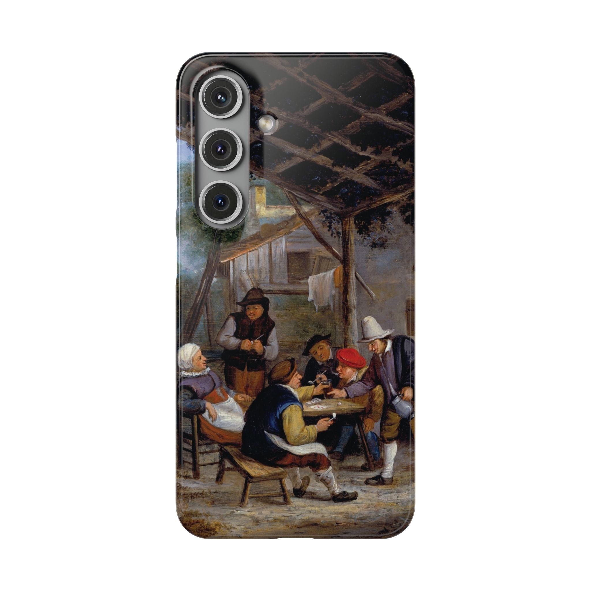 Peasants Drinking by Adriaen van Ostade - Samsung Slim Case