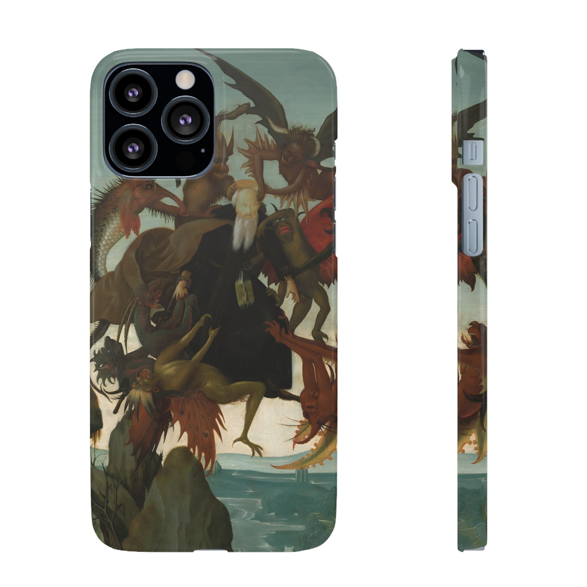The Torment of Saint Anthony by Michelangelo Buonarroti - iPhone Slim Case