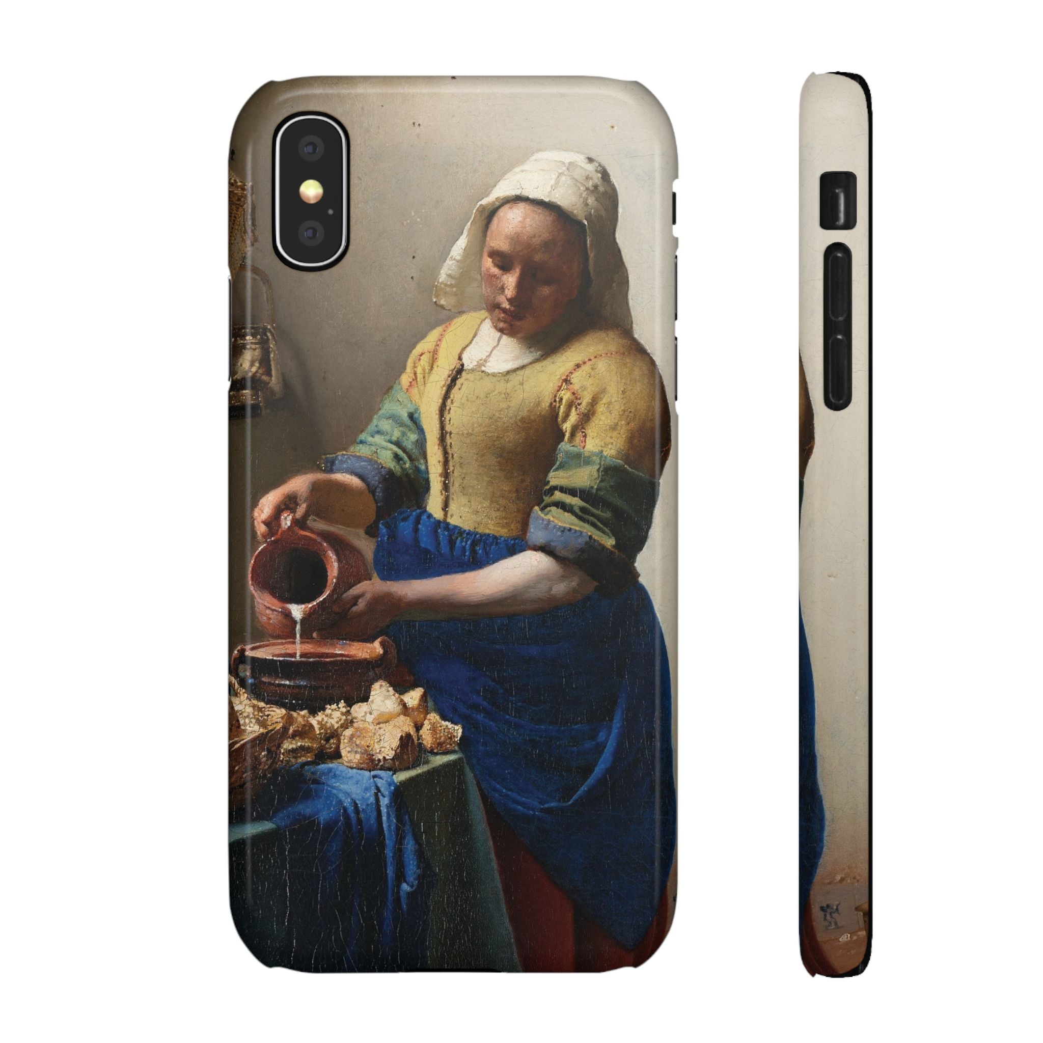 The Milkmaid by Johannes Vermeer - iPhone Slim Case