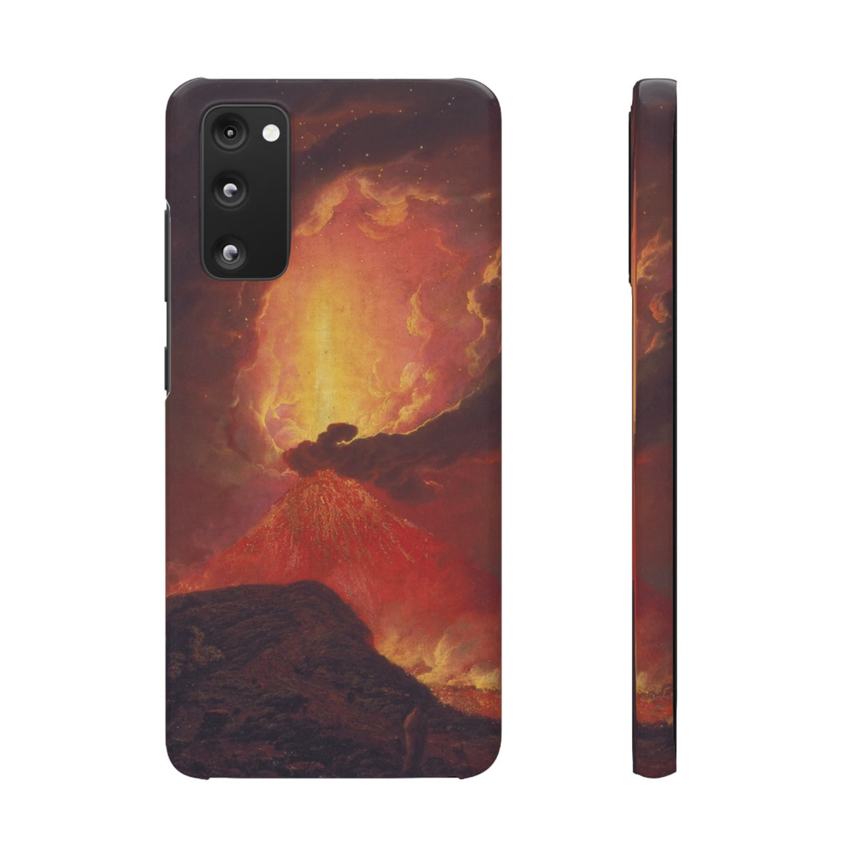Vesuvius in Eruption by Joseph Wright of Derby - Samsung Slim Case