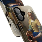 The Milkmaid by Johannes Vermeer - iPhone Tough Case