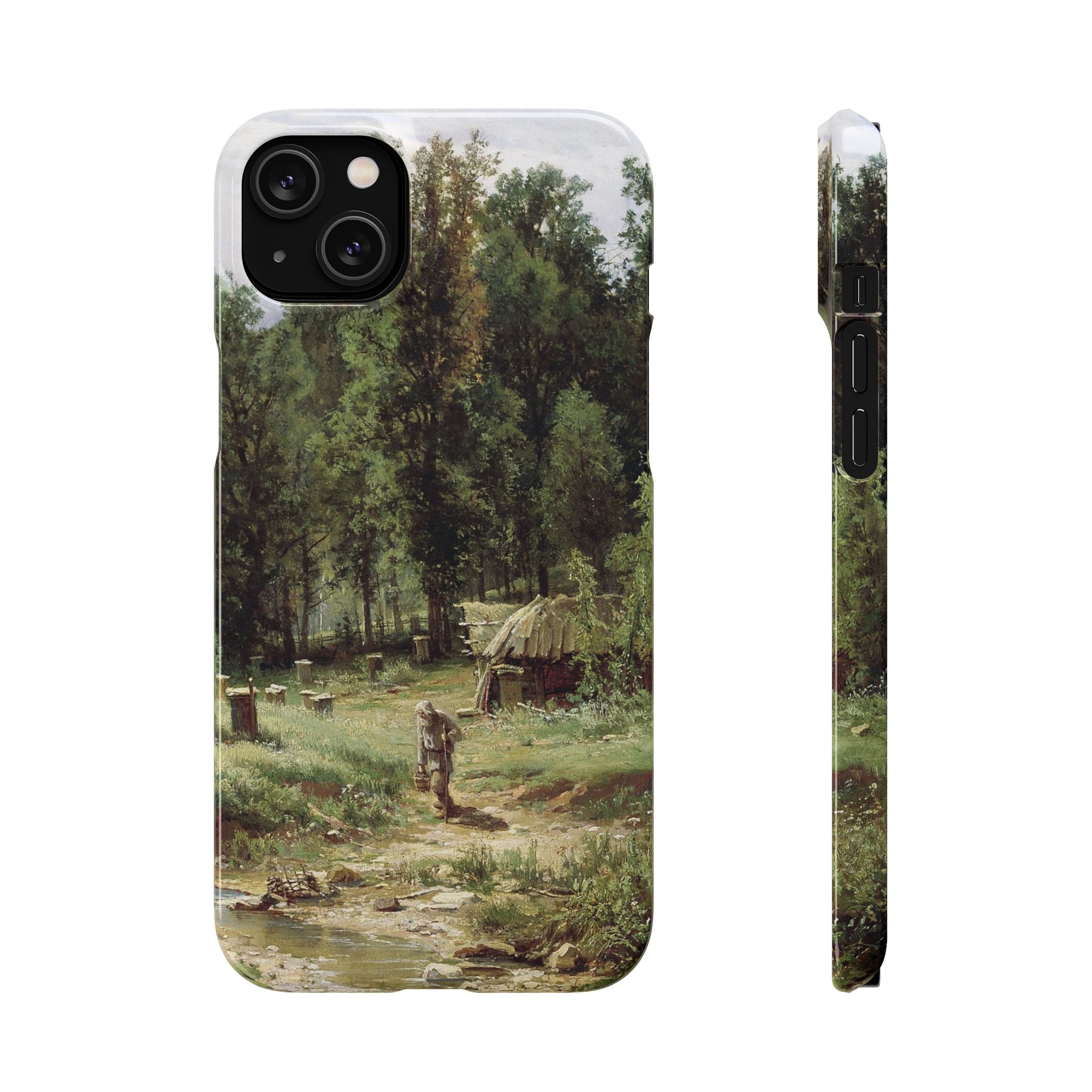 An Apiary in the Forest by Ivan Ivanovich Shishkin - iPhone Slim Case