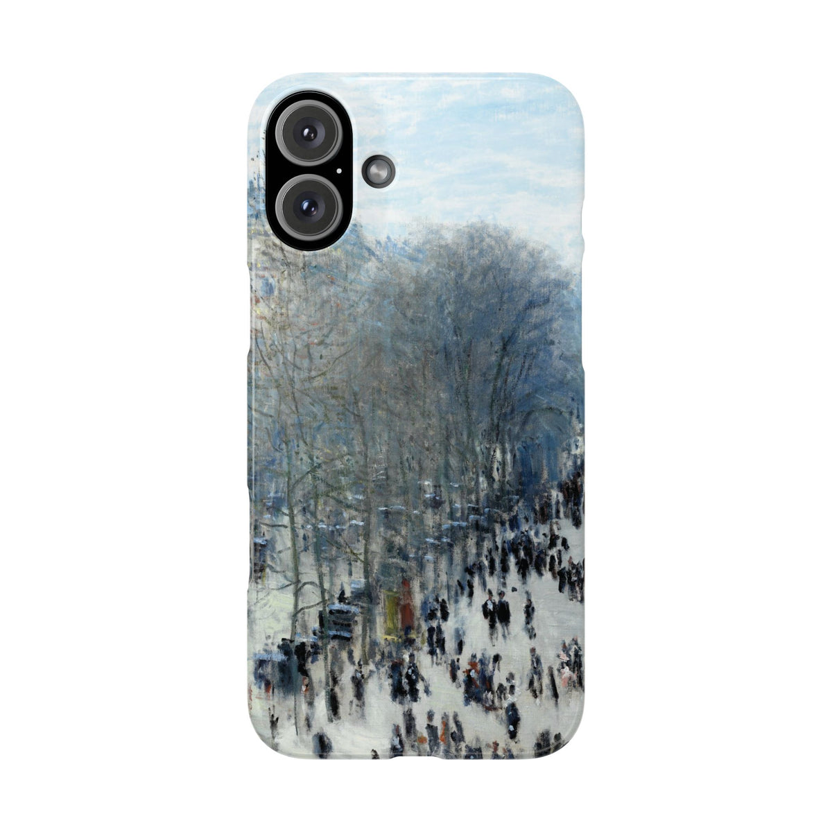 Boulevard des Capucines by Claude Monet - iPhone Slim Case