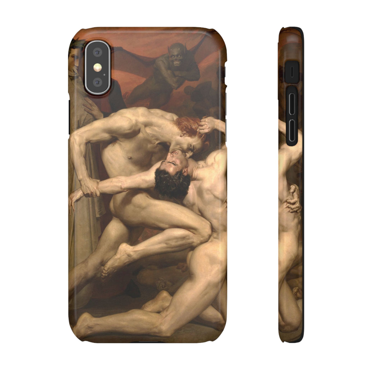 Dante and Virgile by William Bouguereau - iPhone Slim Case