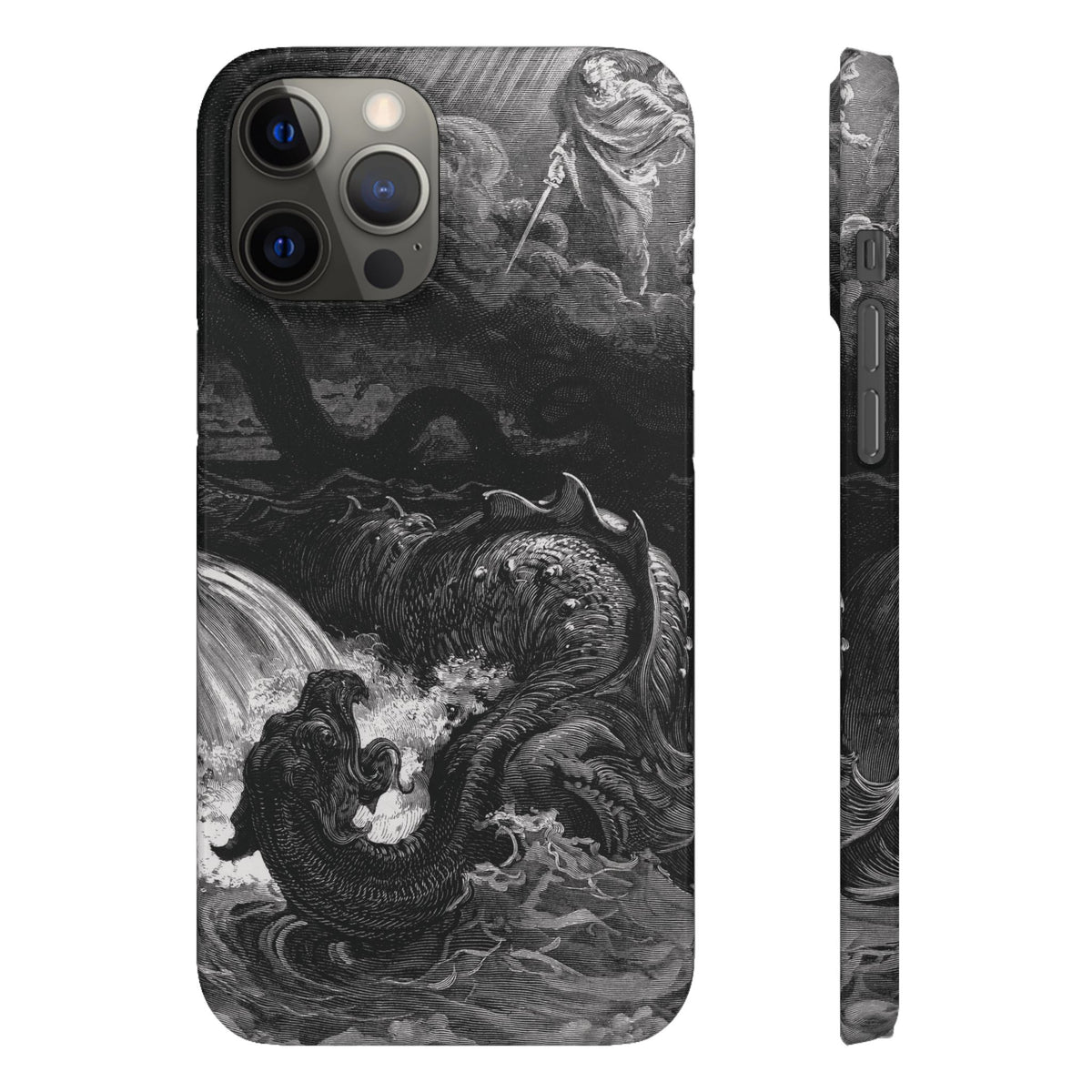 The Destruction of Leviathan by Gustave Doré - iPhone Slim Case