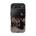 Daniel in the Lion's Den by Briton Riviere - iPhone Tough Case