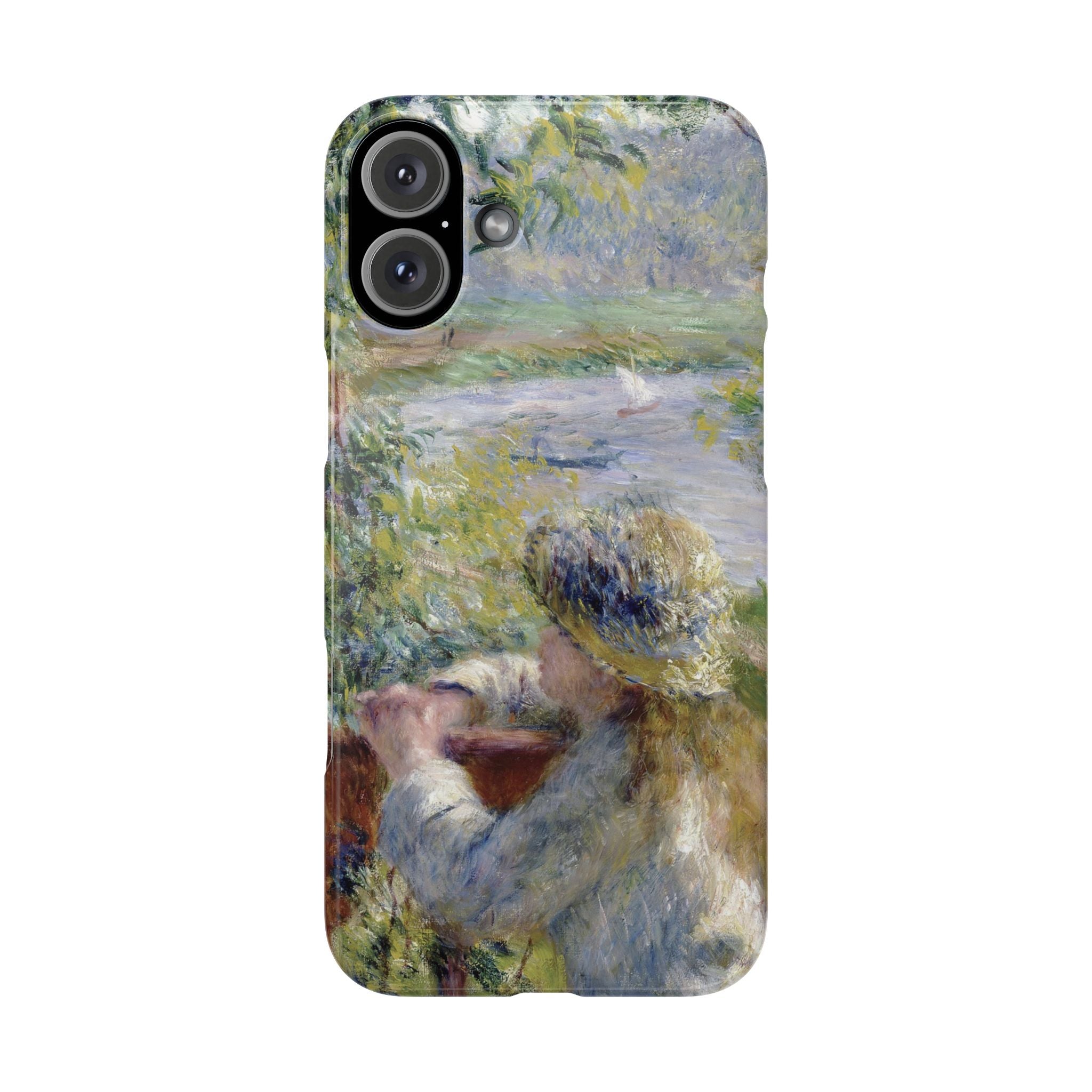 By the Water by Pierre Auguste Renoir - iPhone Slim Case
