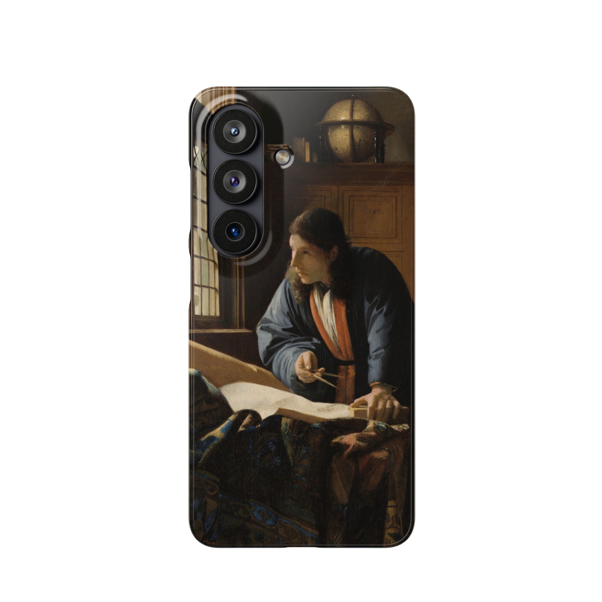 The Geographer by Johannes Vermeer - Samsung Slim Case