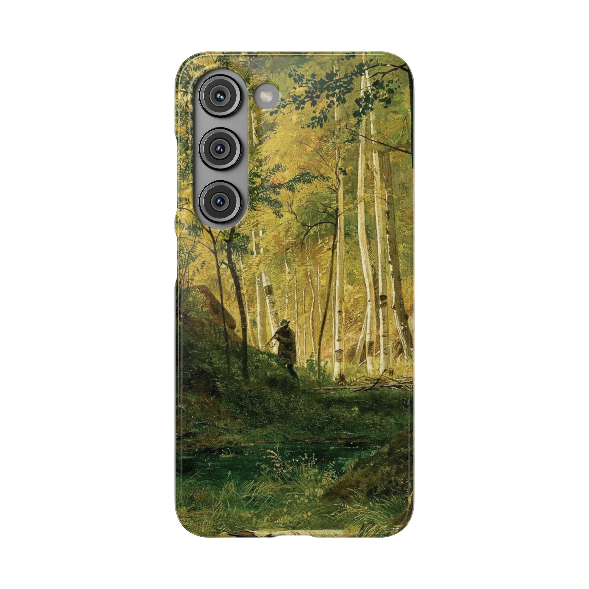 Landscape with a Hunter Valaam Island by Ivan Ivanovich Shishkin - Samsung Slim Case