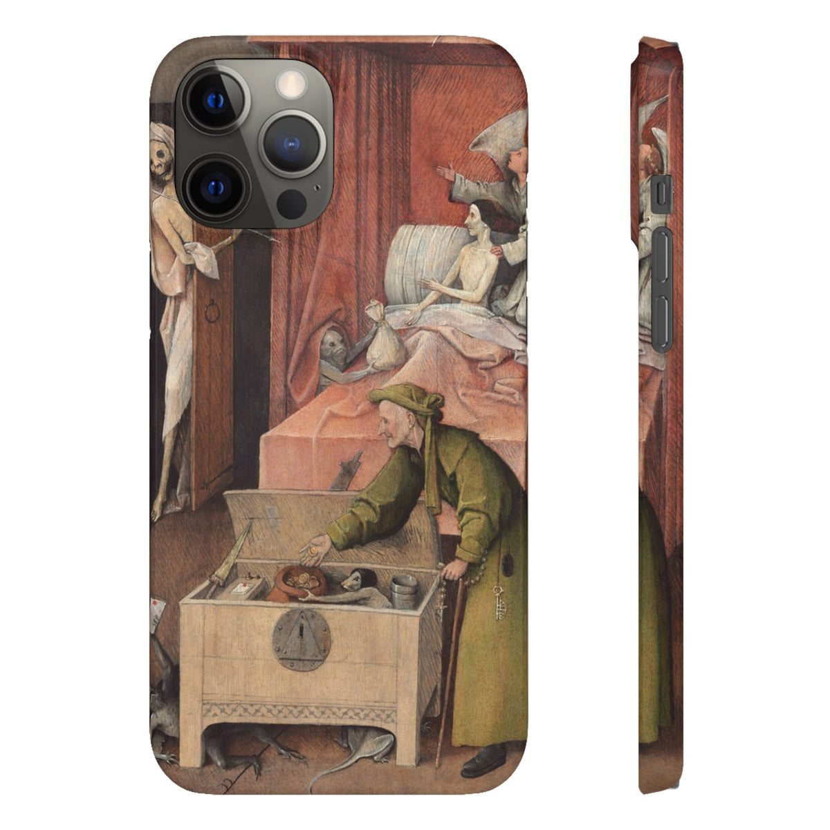 The Death of the Miser by Hieronymus Bosch - iPhone Slim Case