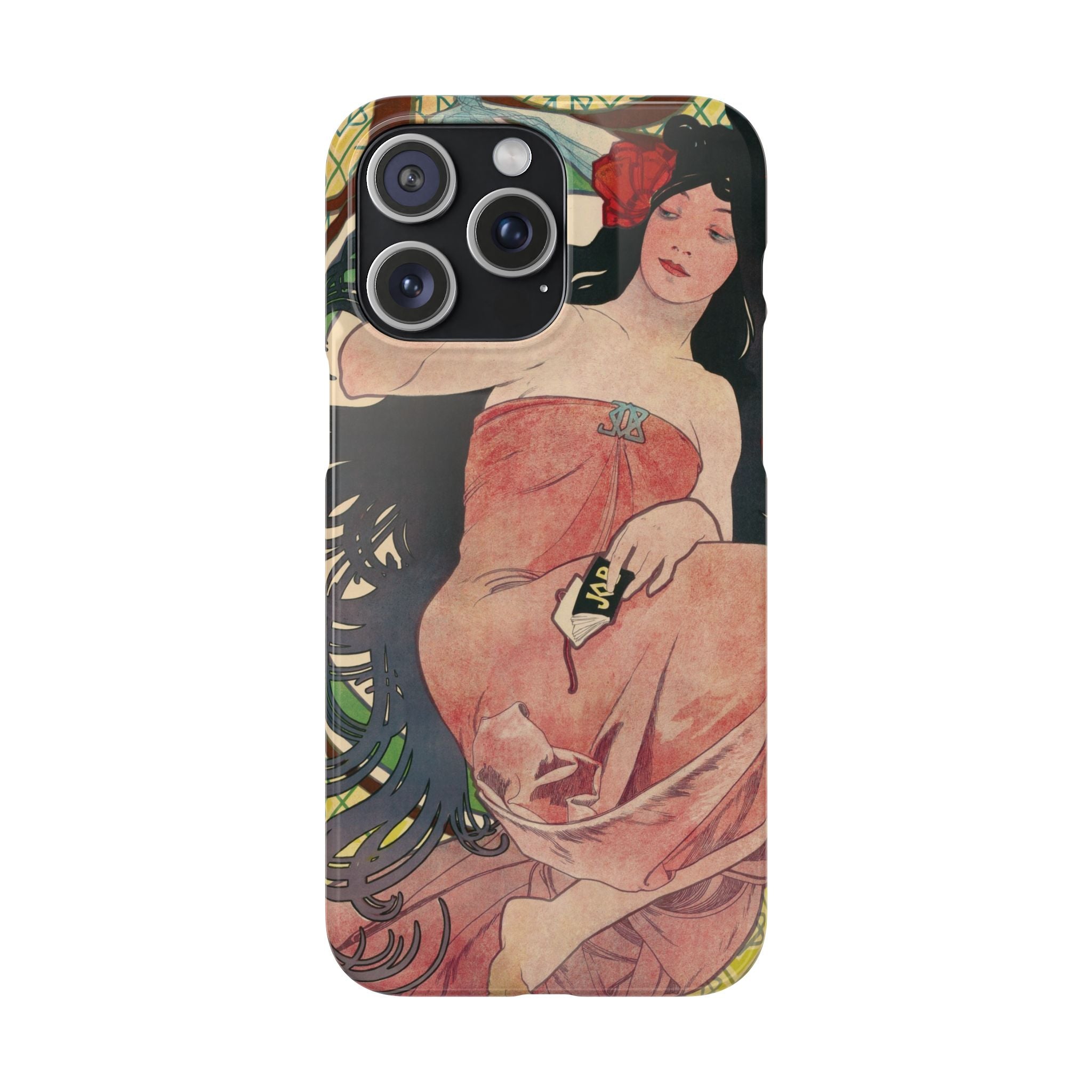 JOB by Alphonse Mucha - iPhone Slim Case
