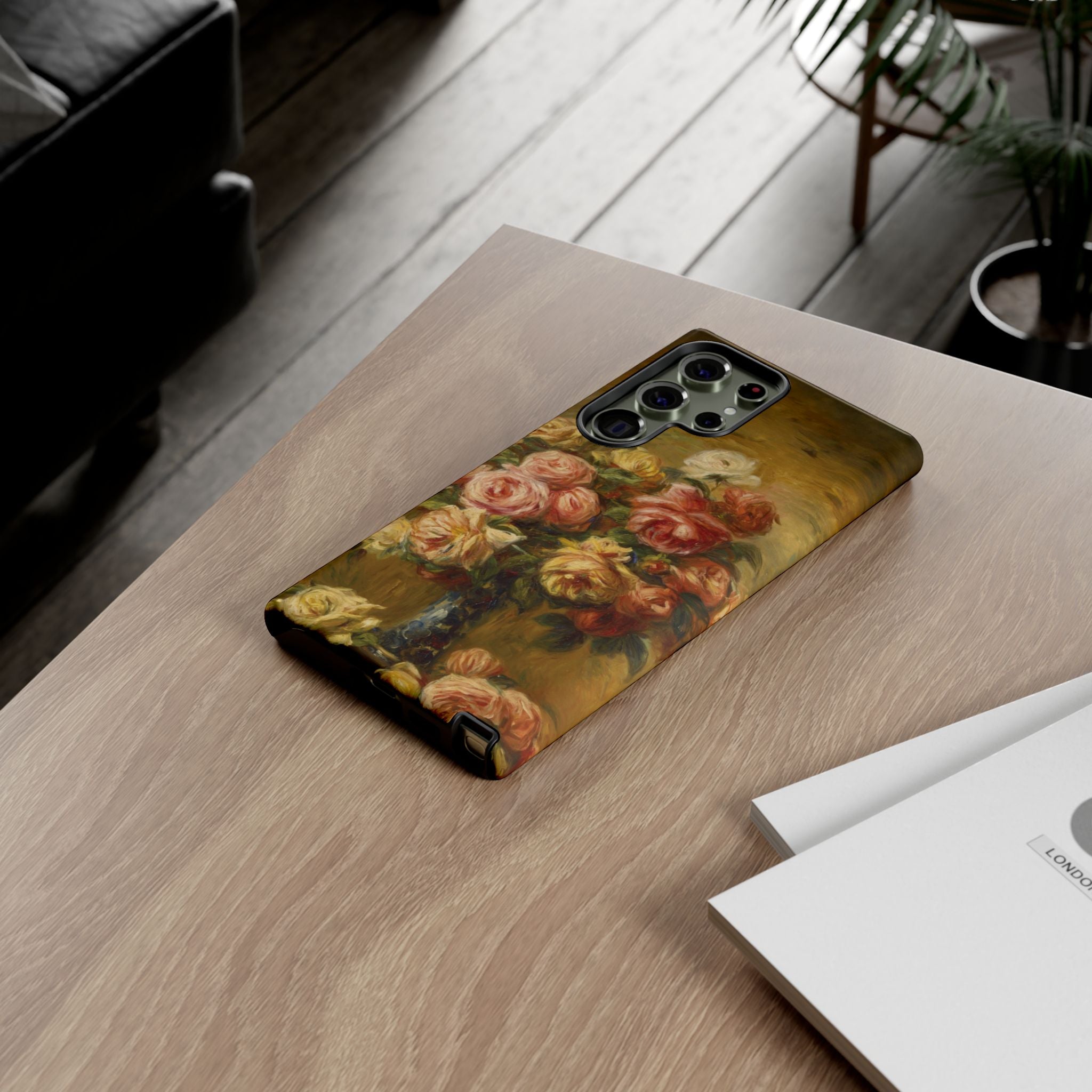 Roses in a Vase by Pierre Auguste Renoir - Samsung Tough Case