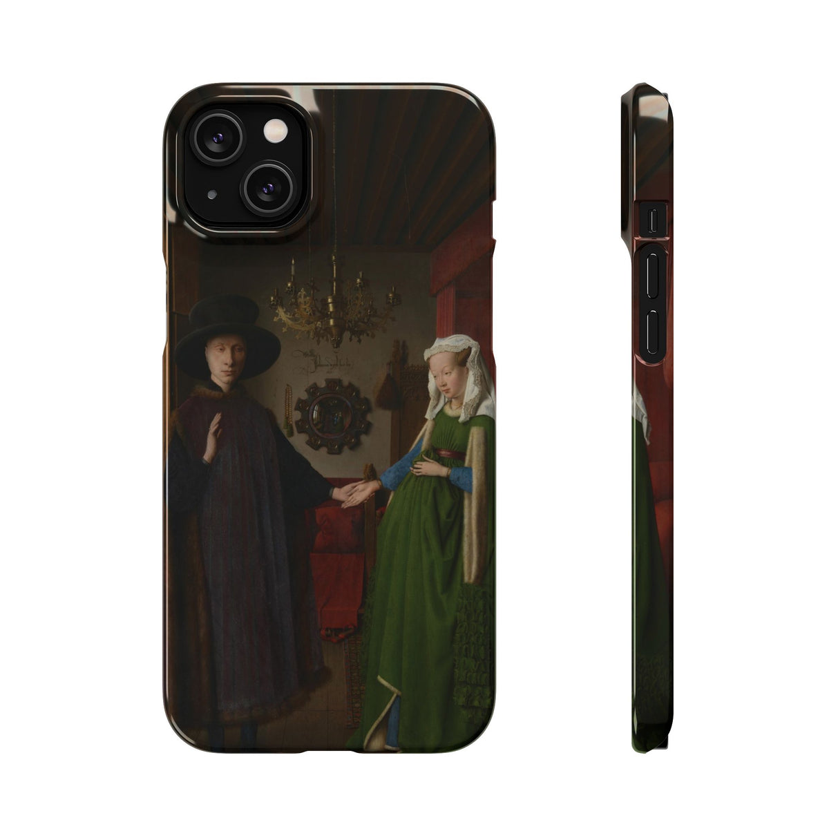 The Arnolfini Portrait by Jan van Eyck - iPhone Slim Case
