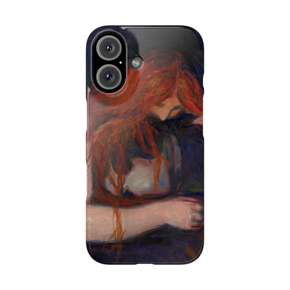 Vampire by Edvard Munch - iPhone Slim Case