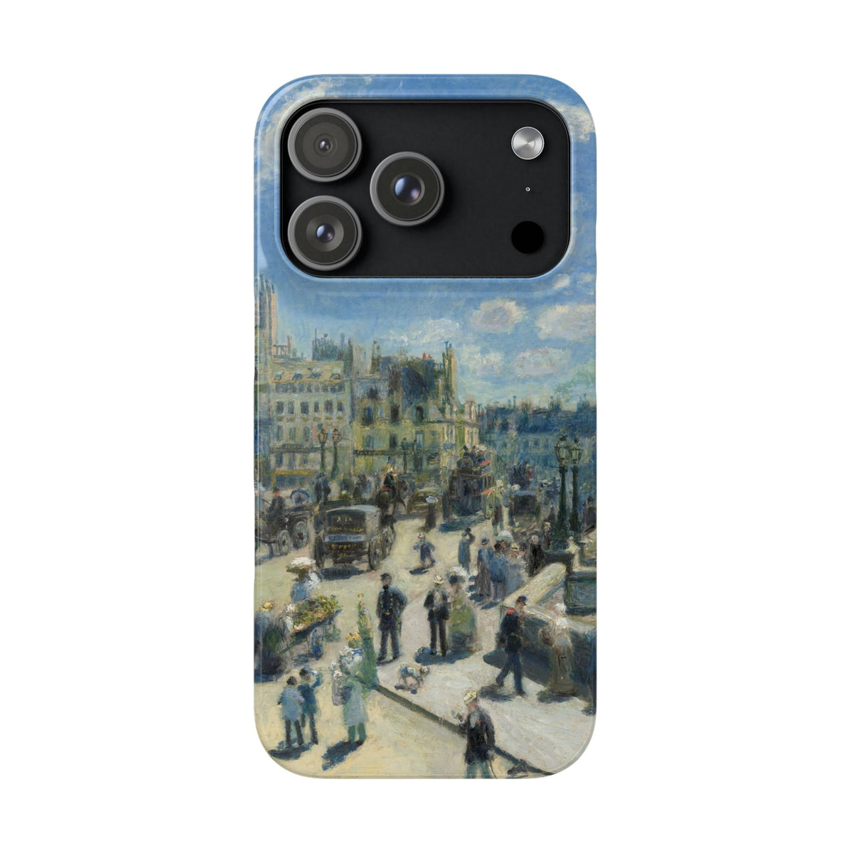 Pont Neuf Paris by Pierre Auguste Renoir - iPhone Slim Case