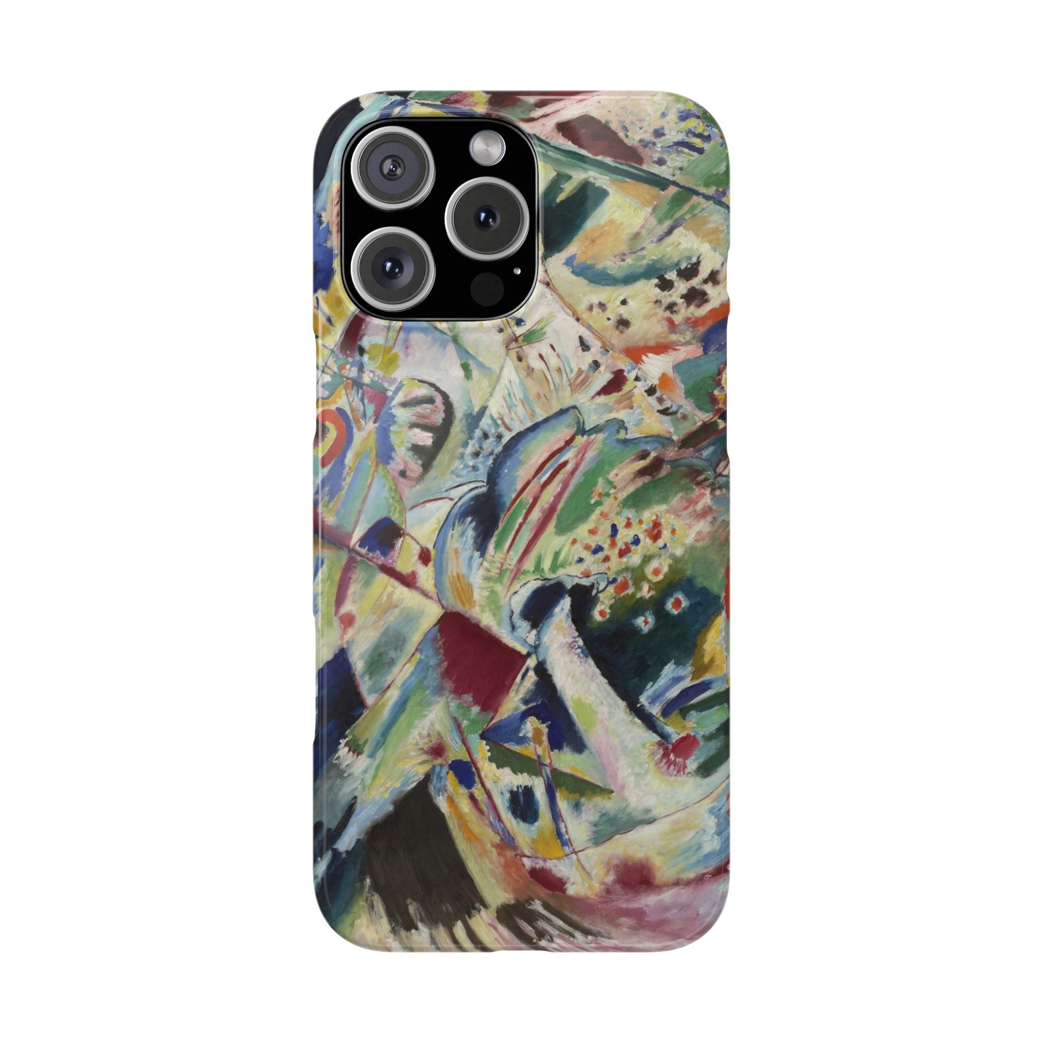 Panel for Edwin R. Campbell No. 4 by Vasily Kandinsky - iPhone Slim Case