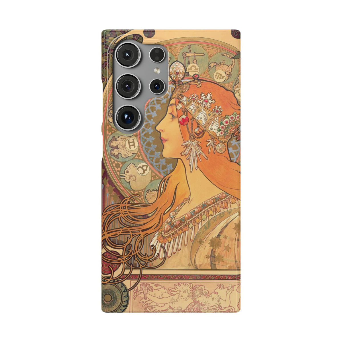 Zodiac by Alphonse Mucha - Samsung Slim Case