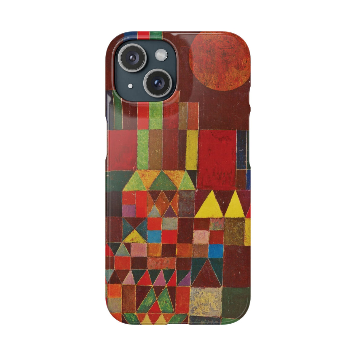 Castle and Sun by Paul Klee - iPhone Slim Case
