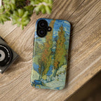 Two Poplars in the Alpilles near Saint-Rémy by Vincent van Gogh - iPhone Tough Case