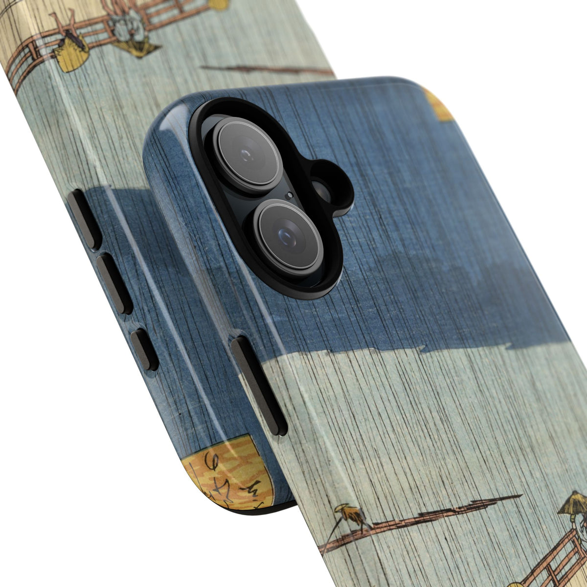 Sudden Shower over Shin Ohashi Bridge and Atake by Utagawa Hiroshige - iPhone Tough Case