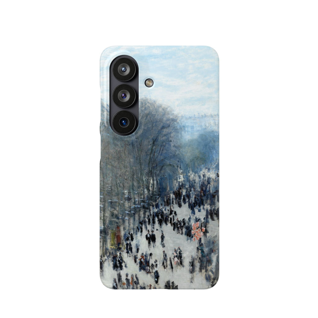 Boulevard des Capucines by Claude Monet - Samsung Slim Case