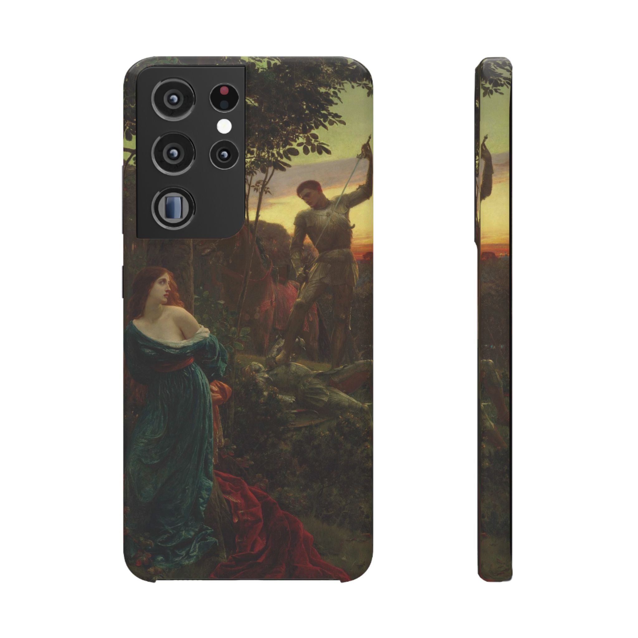 Chivalry by Frank Dicksee - Samsung Slim Case