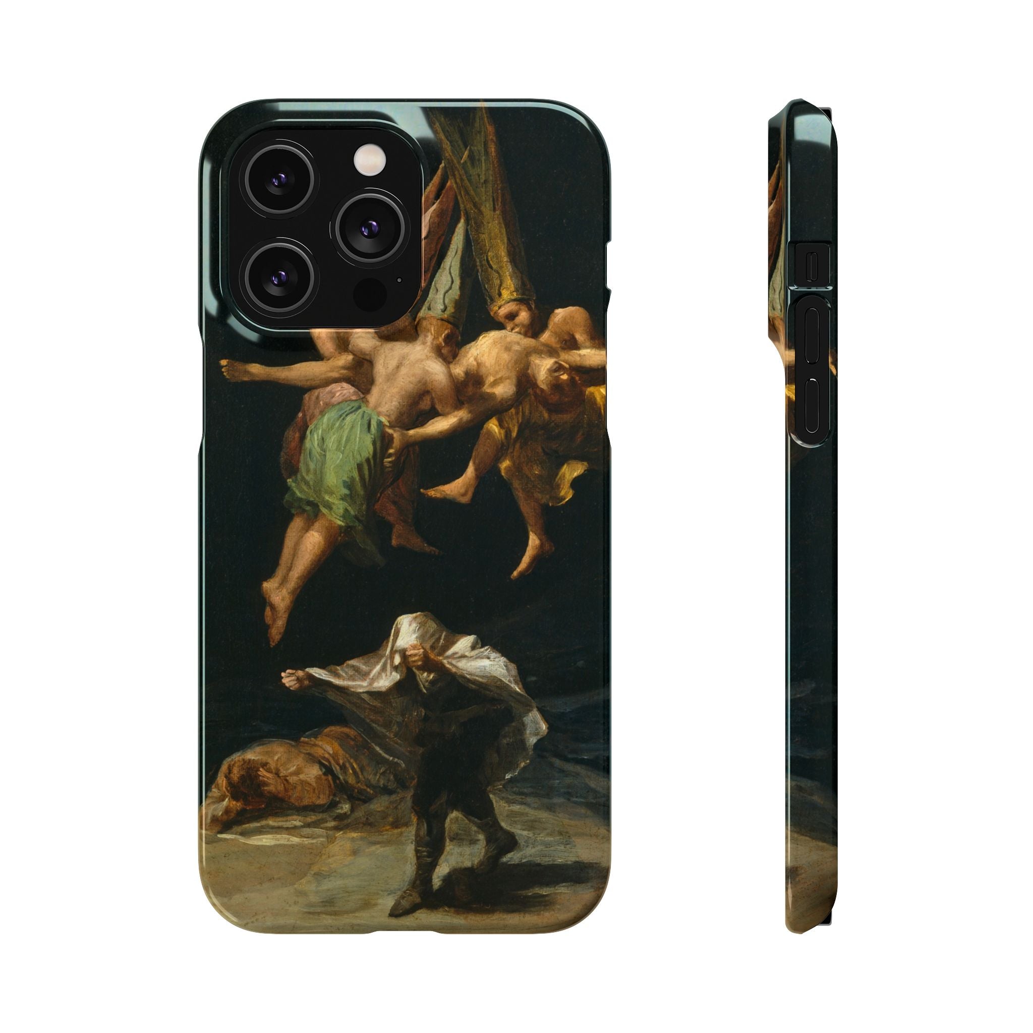 Witches’ Flight by Francisco de Goya - iPhone Slim Case