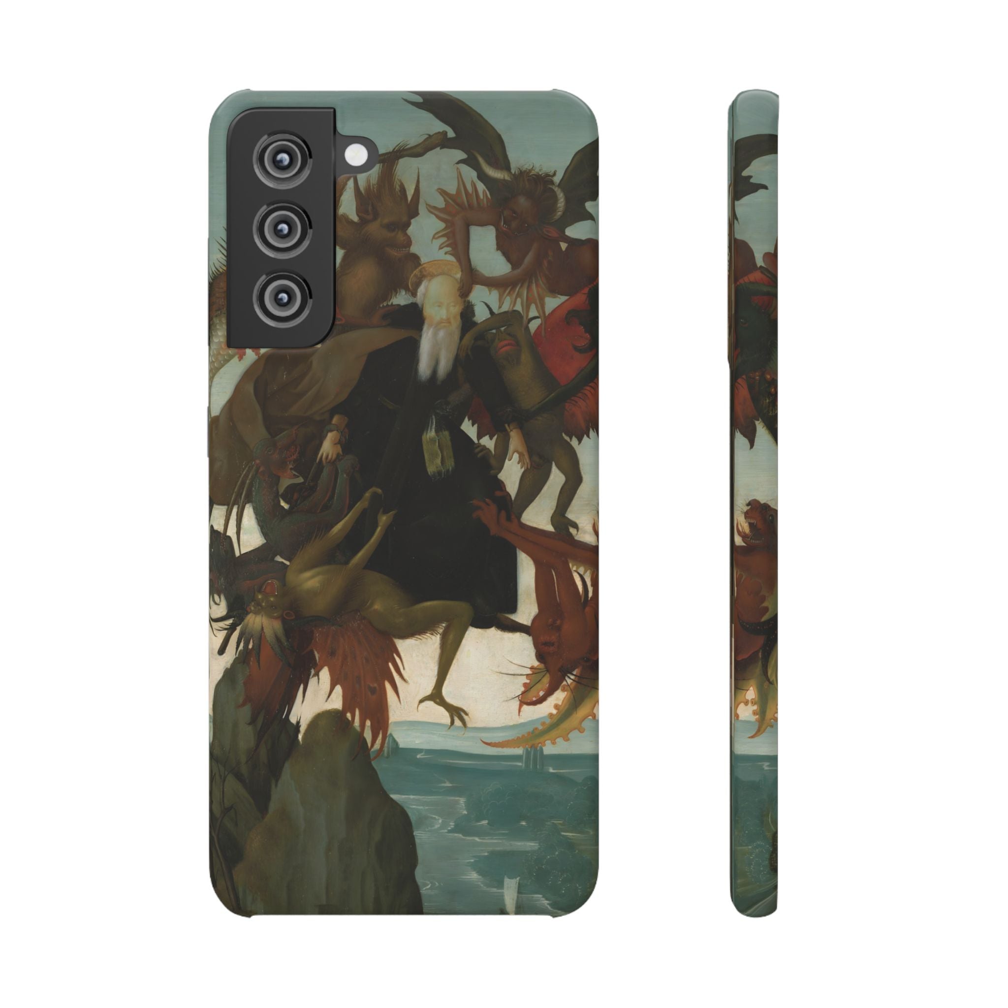 The Torment of Saint Anthony by Michelangelo - Samsung Slim Case