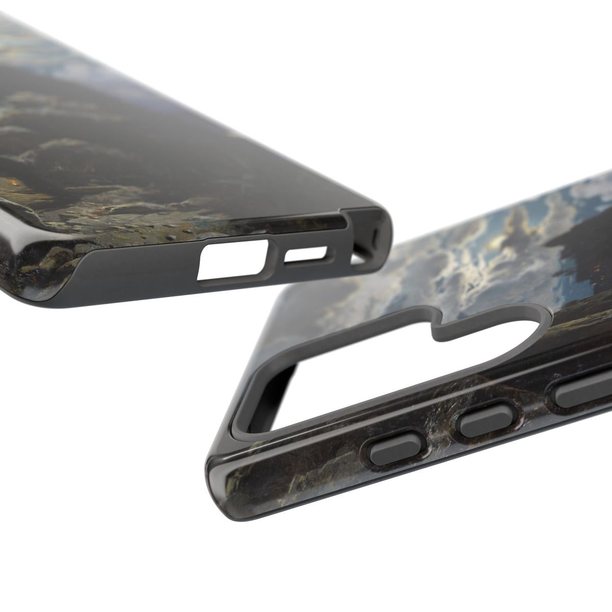 Processione di monaci sul Monte Athos di Hermann Corrodi - Cover resistente Samsung