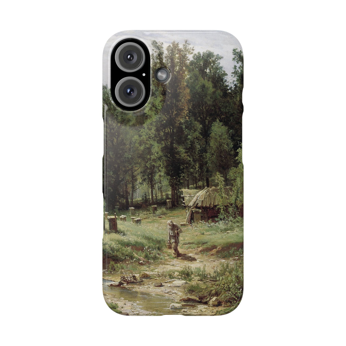An Apiary in the Forest by Ivan Ivanovich Shishkin - iPhone Slim Case