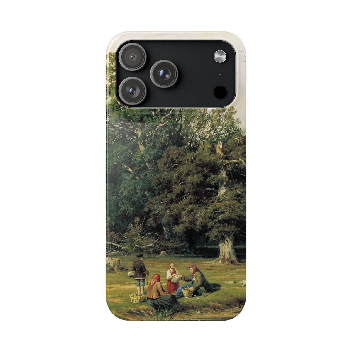 For Mushrooms by Ivan Ivanovich Shishkin - iPhone Slim Case