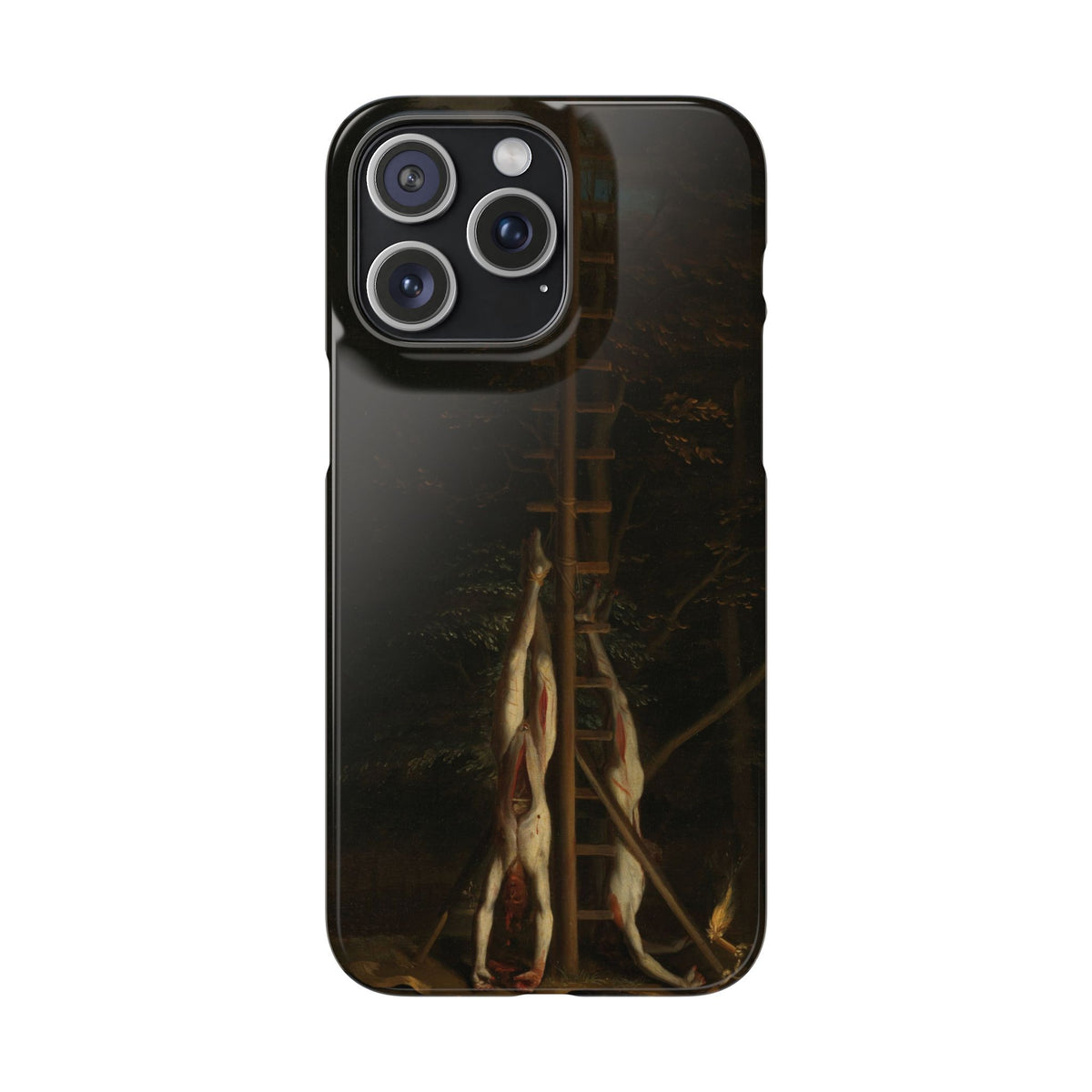 The Corpses of the De Witt Brothers by Jan de Baen - iPhone Slim Case