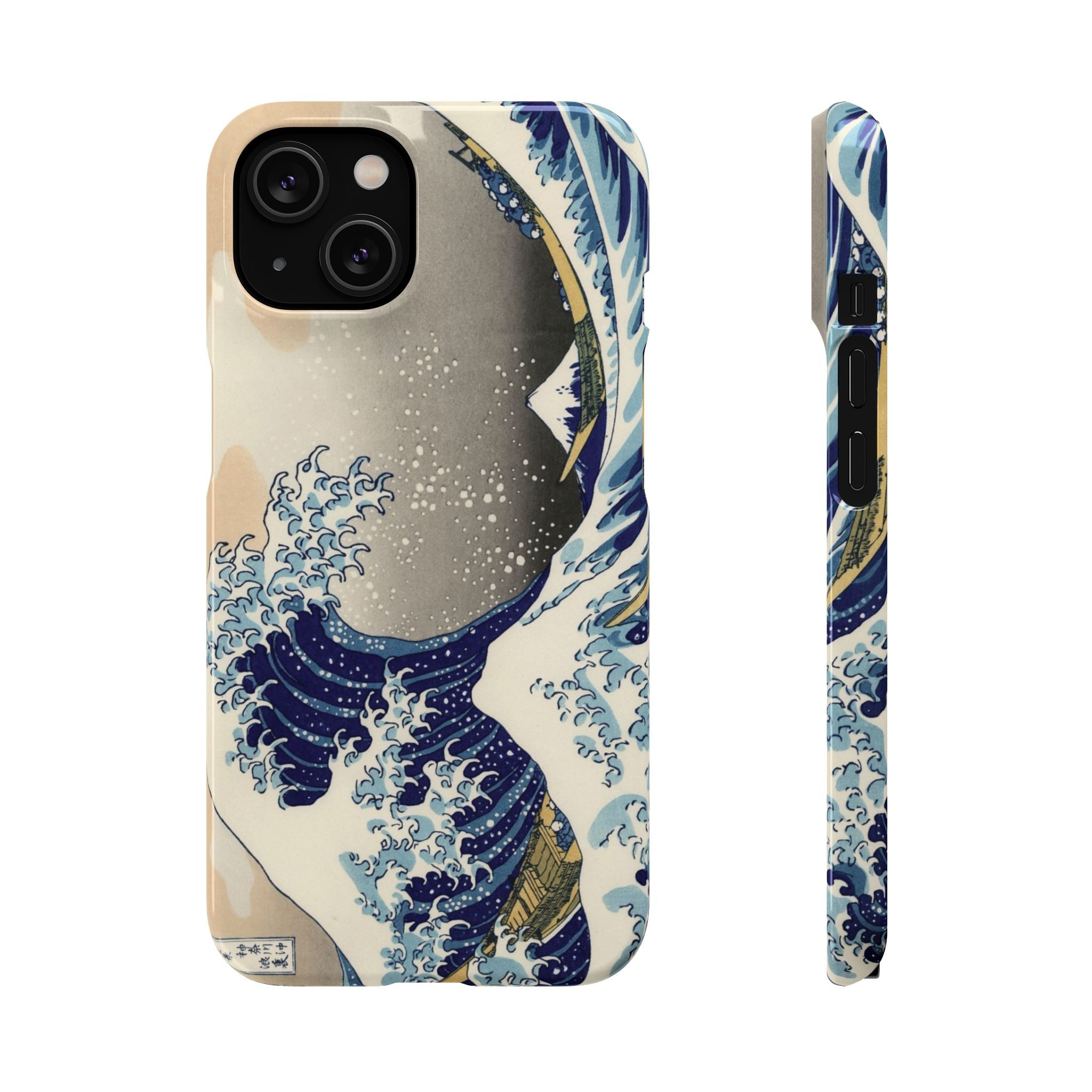 The Great Wave off Kanagawa by Hokusai - iPhone Slim Case