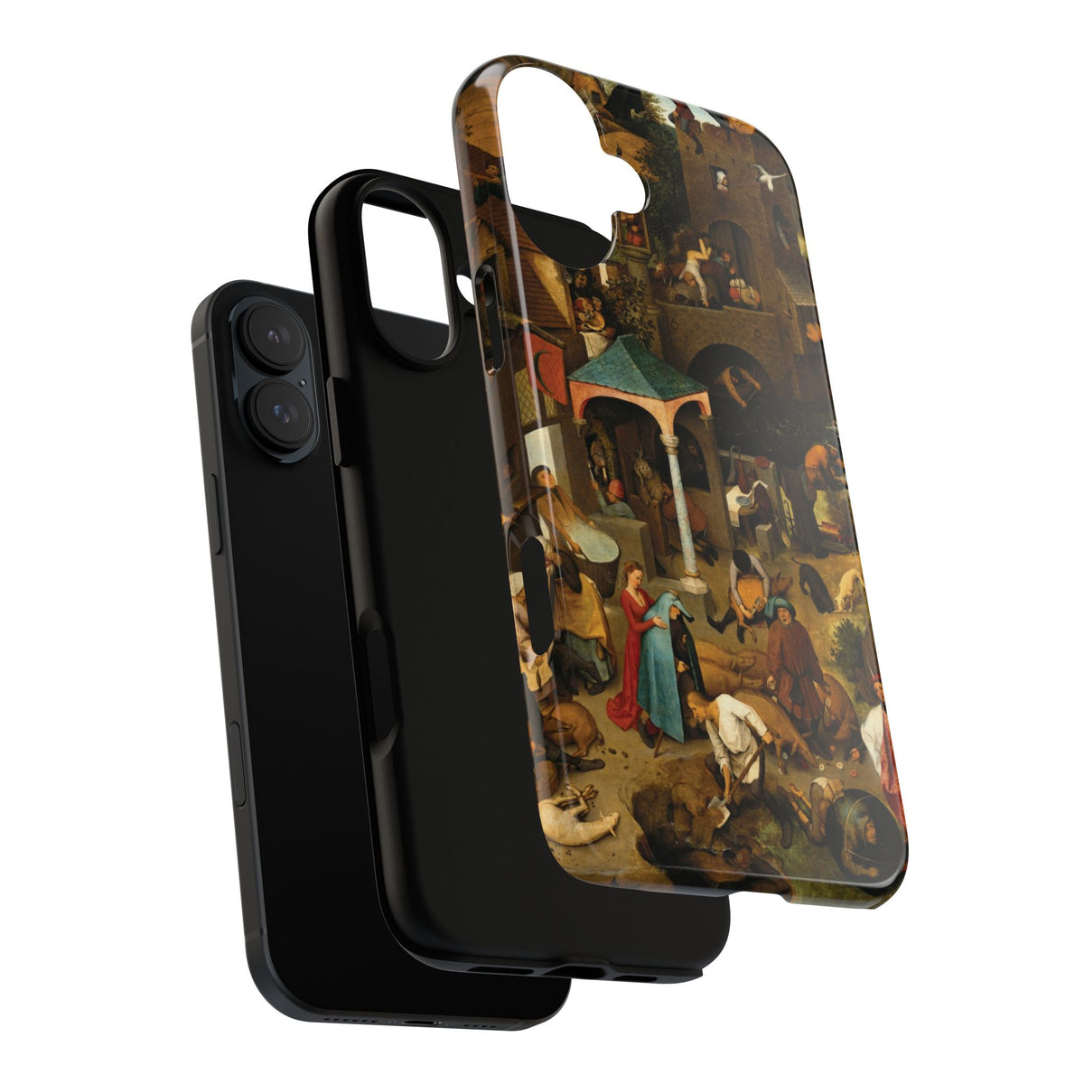 The Dutch Proverbs by Pieter Bruegel the Elder - iPhone Tough Case