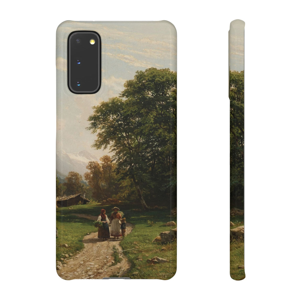 Swiss Landscape by Ivan Ivanovich Shishkin - Samsung Slim Case