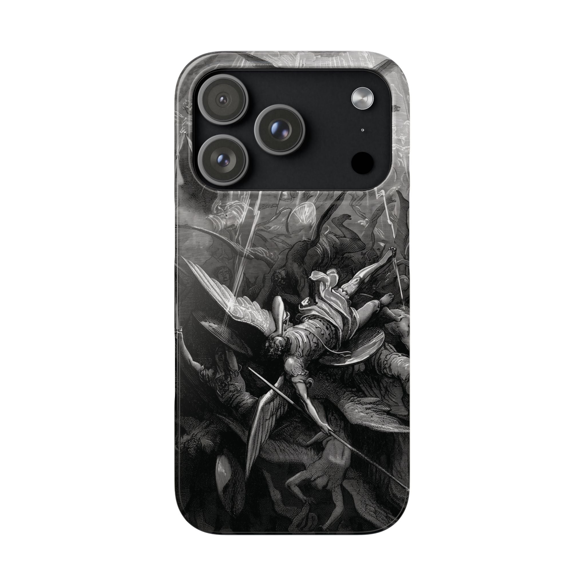Paradise Lost | The Battle in Heaven by Gustave Doré - iPhone Slim Case