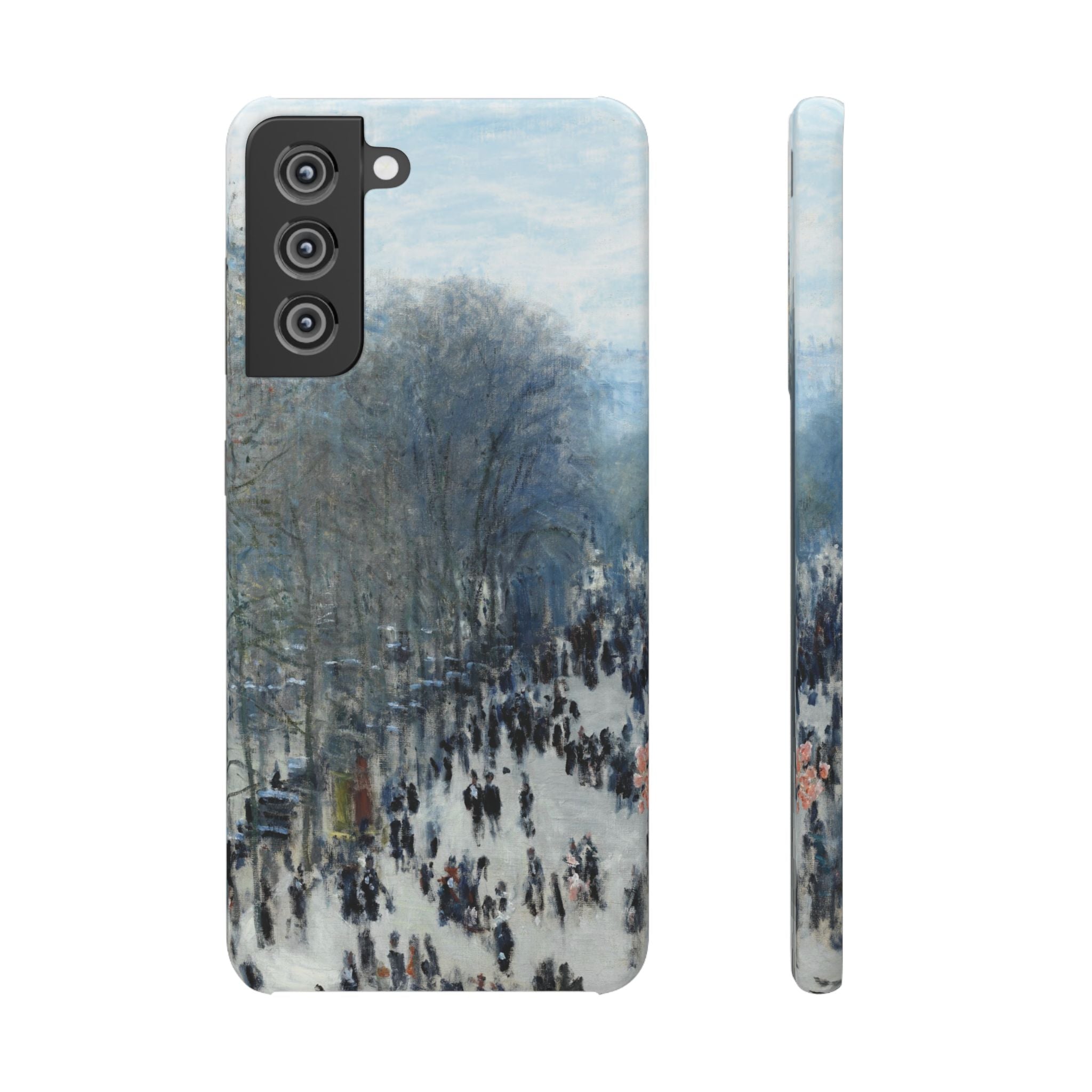 Boulevard des Capucines by Claude Monet - Samsung Slim Case