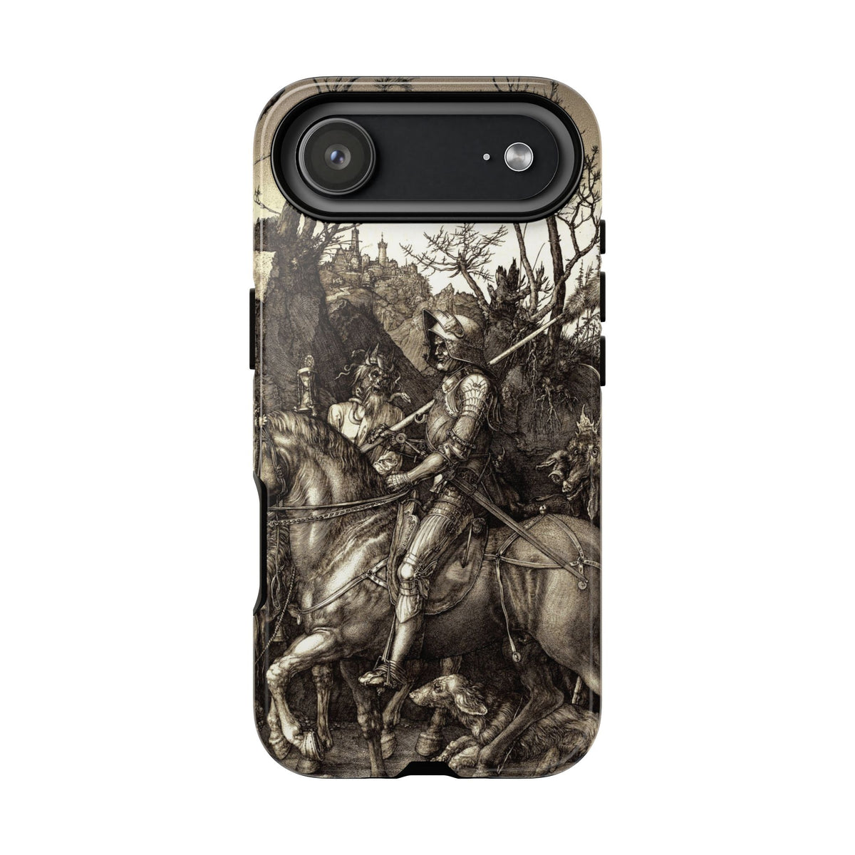 Knight, Death and the Devil by Albrecht Dürer - iPhone Tough Case